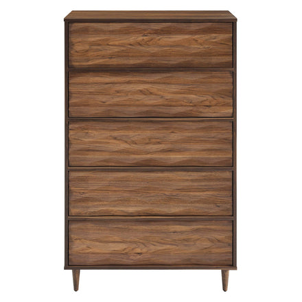 Vespera 5-Drawer Chest in Walnut