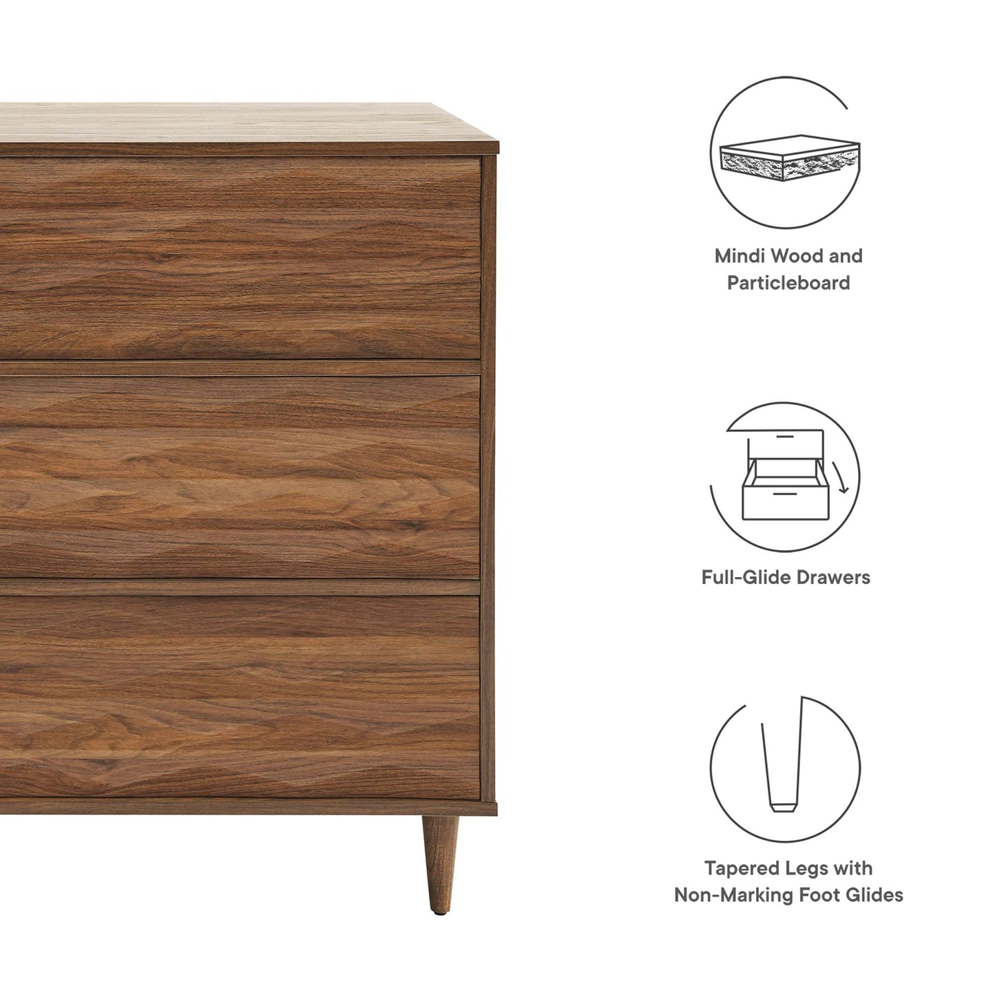Vespera 6-Drawer Dresser by Furniture For America