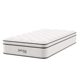 Aria 12" Innerspring and Foam Twin Mattress in White