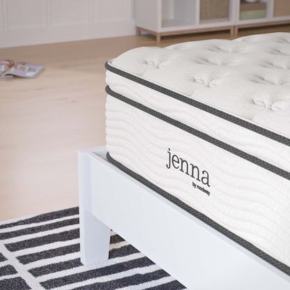 Jenna 12" Innerspring and Foam Twin Mattress by Furniture for America