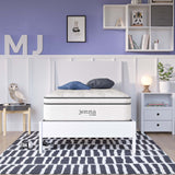 Aria 12" Innerspring and Foam Twin Mattress in White