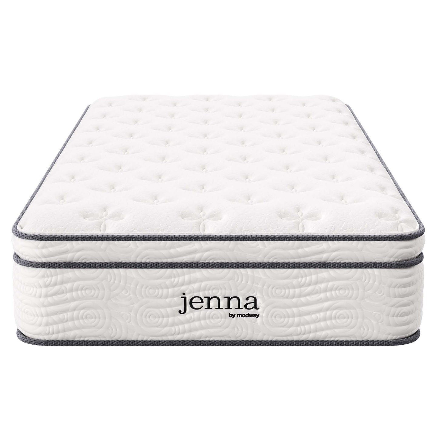 Jenna 12" Innerspring and Foam Twin Mattress by Furniture for America