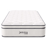 Aria 12" Innerspring and Foam Twin Mattress in White