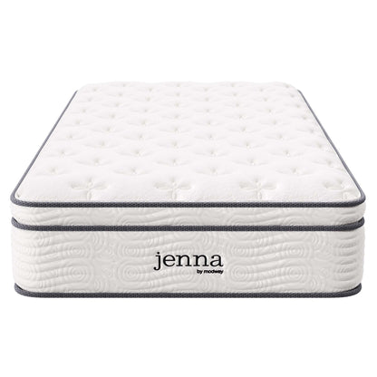 Jenna 12" Innerspring and Foam Twin Mattress by Furniture for America