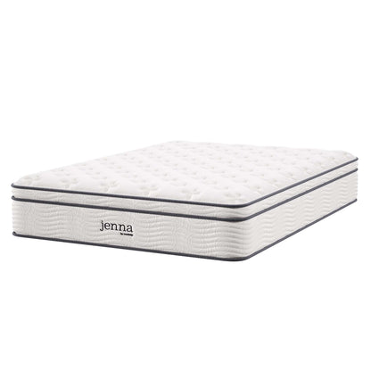 Jenna 12" Innerspring and Foam Full Mattress by Furniture for America