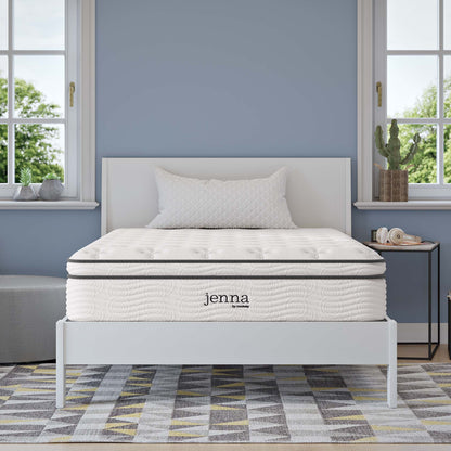 Jenna 12" Innerspring and Foam Full Mattress by Furniture for America