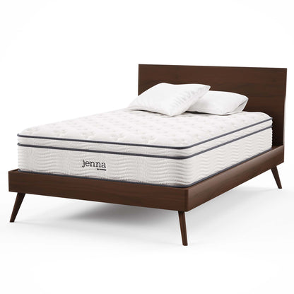 Jenna 12" Innerspring and Foam Full Mattress by Furniture for America