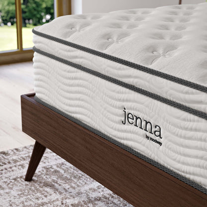 Jenna 12" Innerspring and Foam Queen Mattress by Furniture for America