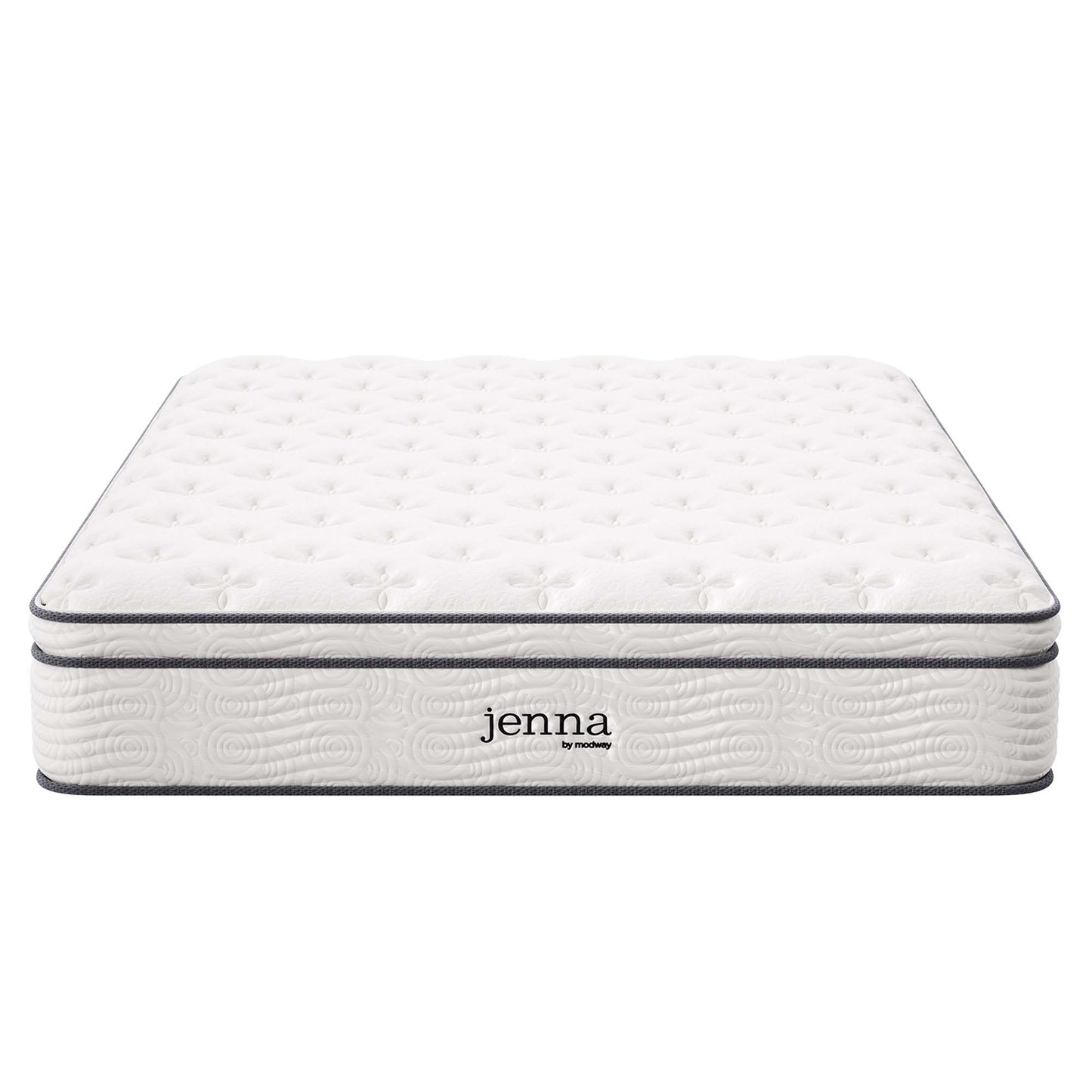 Jenna 12" Innerspring and Foam Queen Mattress by Furniture for America