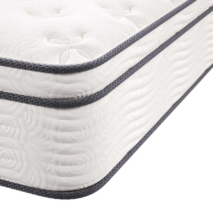 Jenna 12" Innerspring and Foam Queen Mattress by Furniture for America