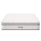 Aria 12" Innerspring and Foam King Mattress in White