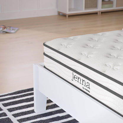 Jenna 6" Innerspring and Foam Narrow Twin Mattress by Furniture for America