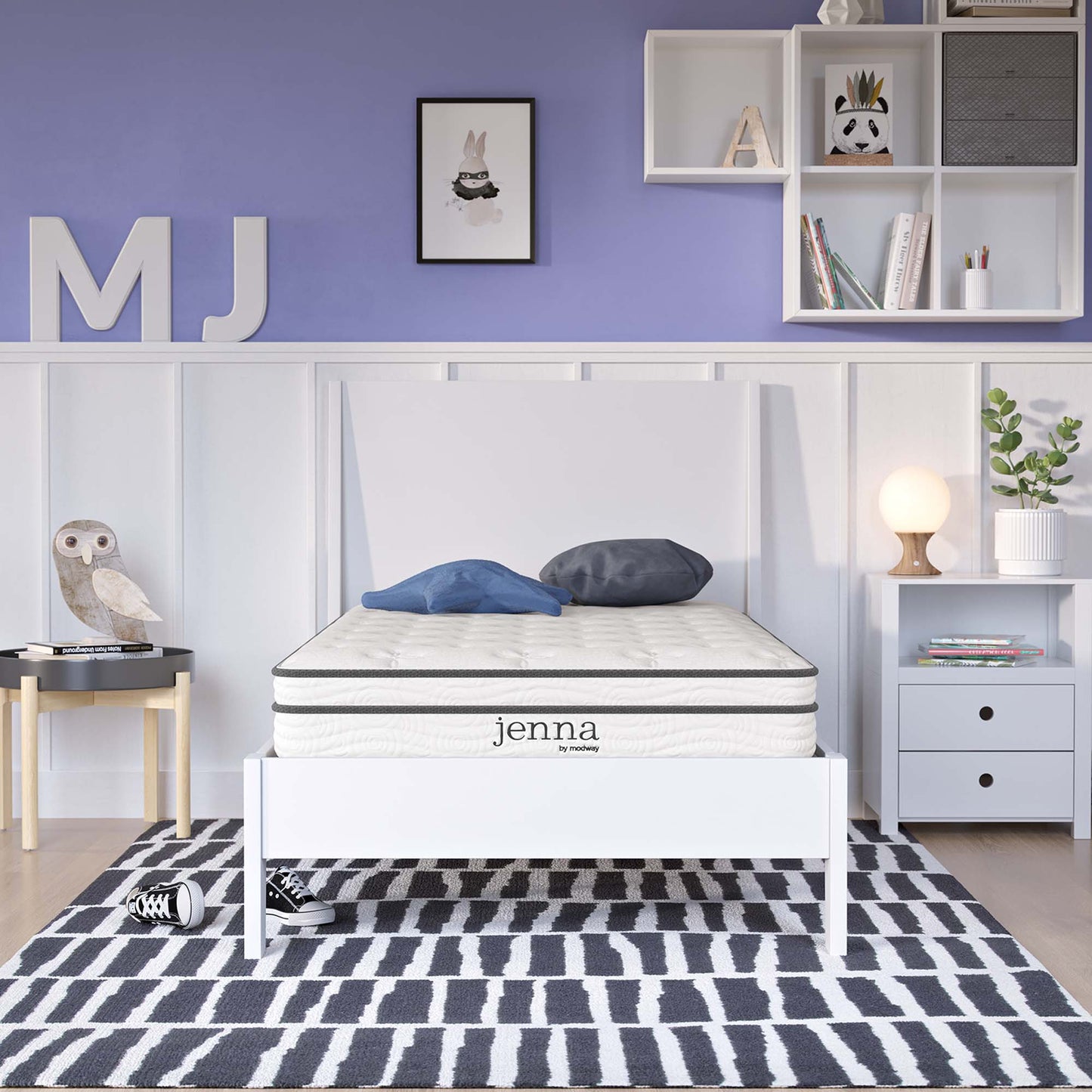 Jenna 6" Innerspring and Foam Narrow Twin Mattress by Furniture for America