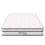Aria 6" Innerspring and Foam Narrow Twin Mattress in White
