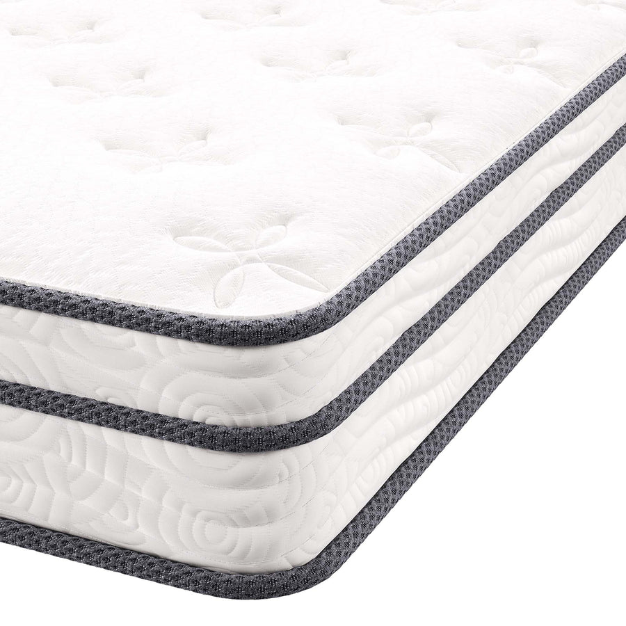 Aria 6" Innerspring and Foam Narrow Twin Mattress in White