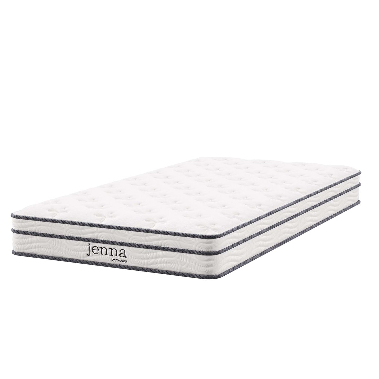 Jenna 6" Innerspring and Foam Twin Mattress by Furniture for America
