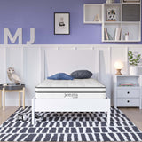 Aria 6" Innerspring and Foam Twin Mattress in White