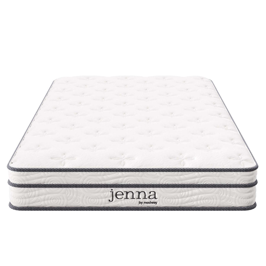 Aria 6" Innerspring and Foam Twin Mattress in White