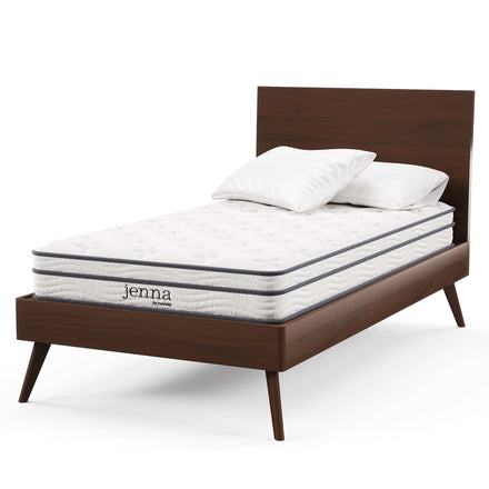 Jenna 6" Innerspring and Foam Twin Mattress in White