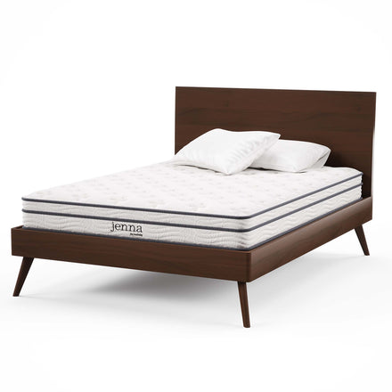 Jenna 6" Innerspring and Foam Full Mattress in White