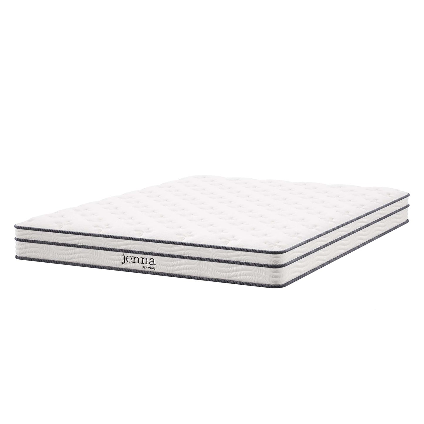 Jenna 6" Innerspring and Foam Queen Mattress by Furniture for America