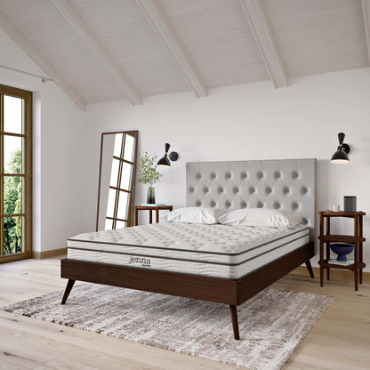Jenna 6" Innerspring and Foam Queen Mattress by Furniture for America