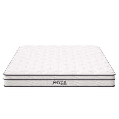 Jenna 6" Innerspring and Foam Queen Mattress by Furniture for America