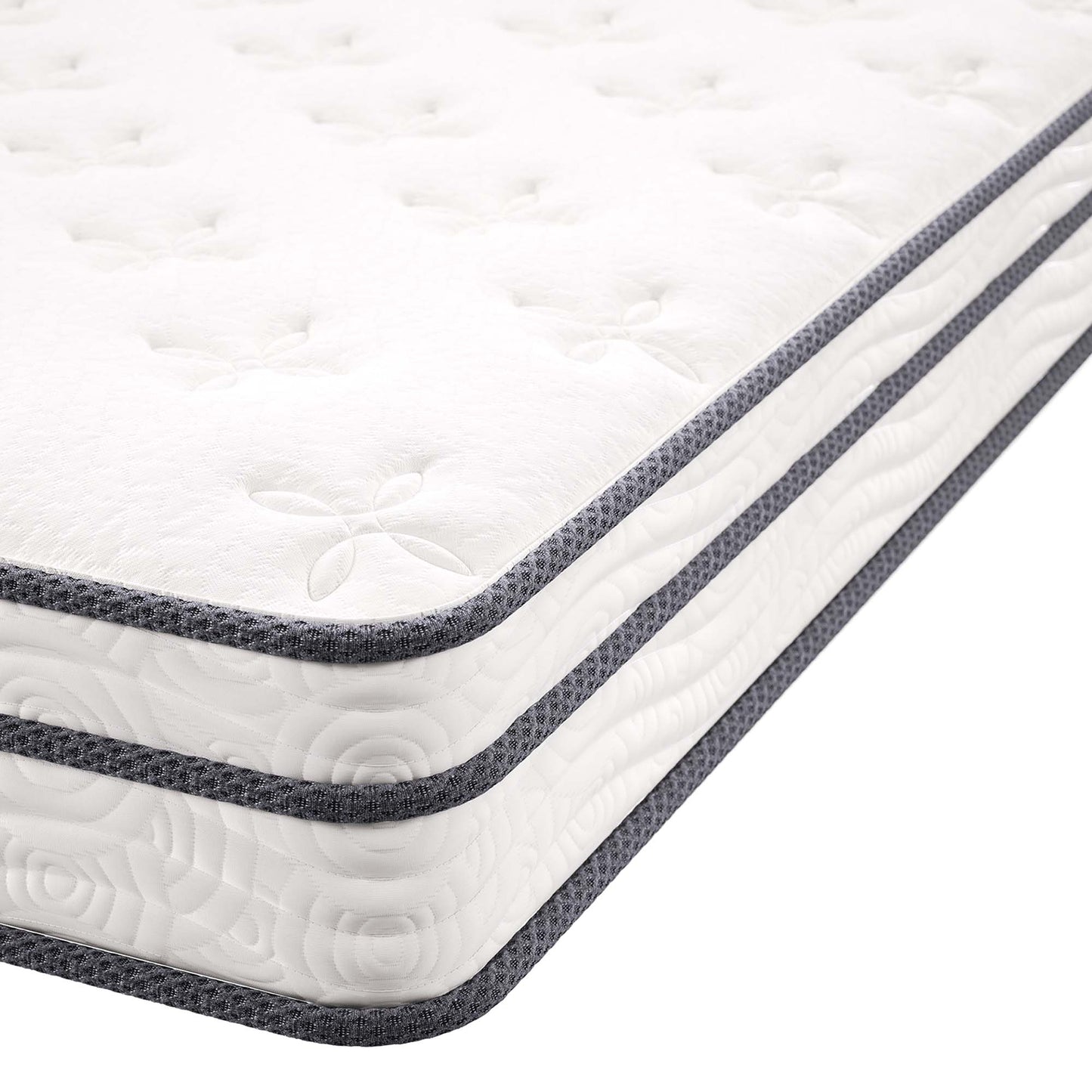 Jenna 6" Innerspring and Foam Queen Mattress by Furniture for America