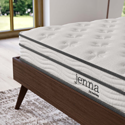 Jenna 6" Innerspring and Foam King Mattress by Furniture for America