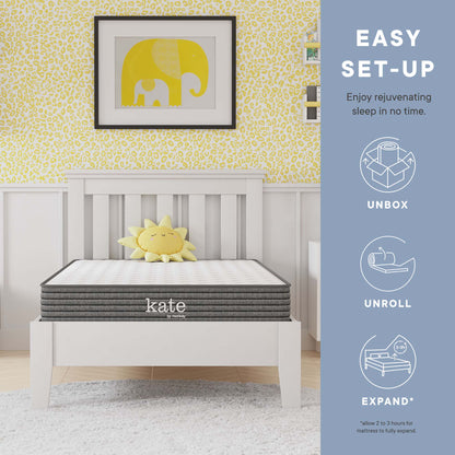 Kate 6" Narrow Twin Mattress by Furniture for America