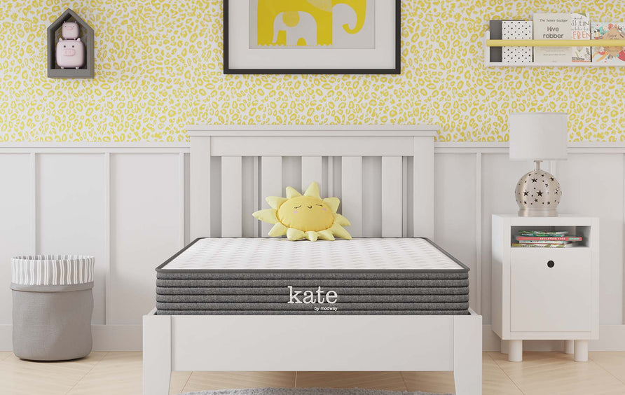 Orion 6" Narrow Twin Mattress in White