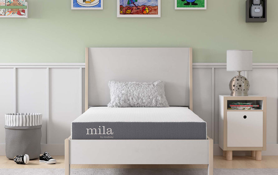 Birch 5" Twin Mattress in White