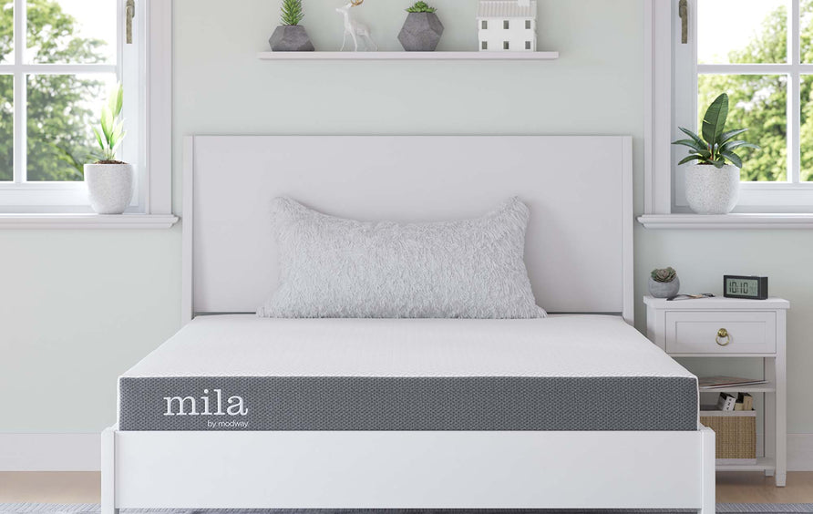 Birch 5" Full Mattress in White