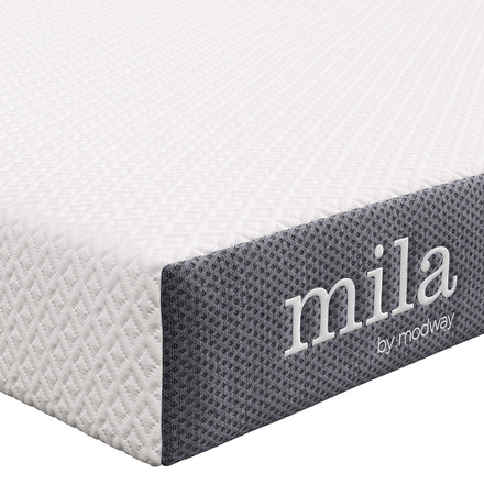Mila 5" Full Mattress in White