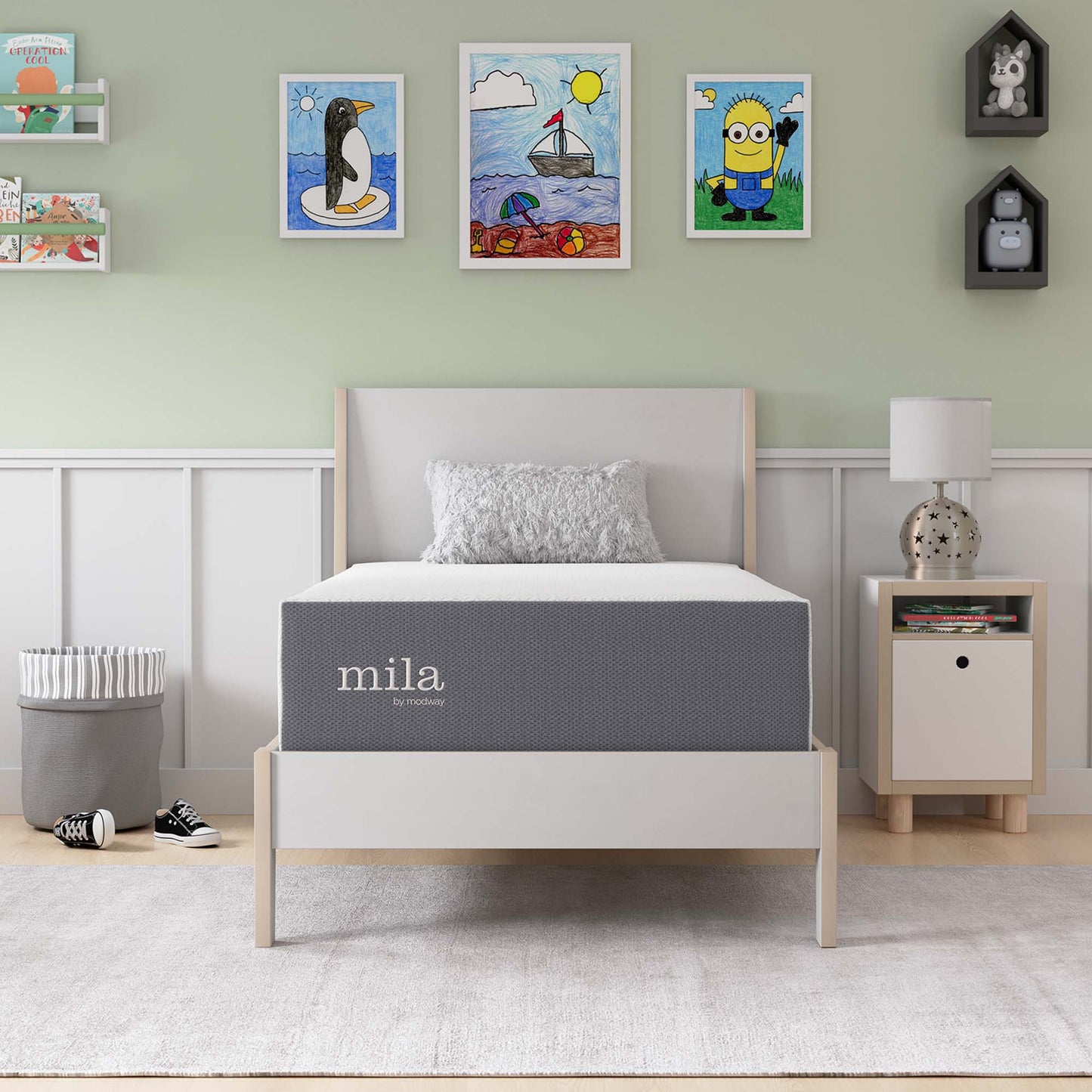 Mila 12" Twin Mattress by Furniture for America
