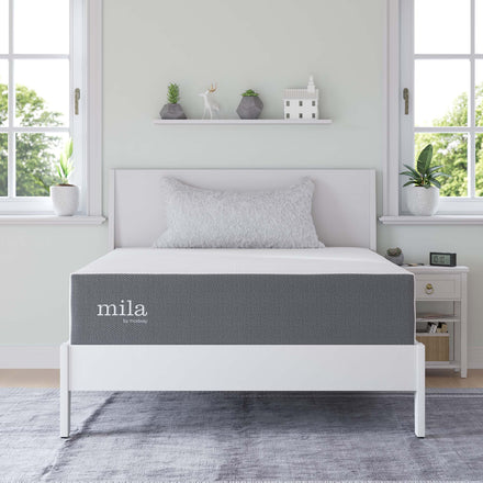 Mila 12" Full Mattress in White