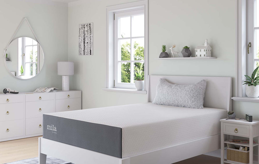 Birch 12" Full Mattress in White
