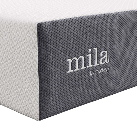 Mila 12" Full Mattress in White