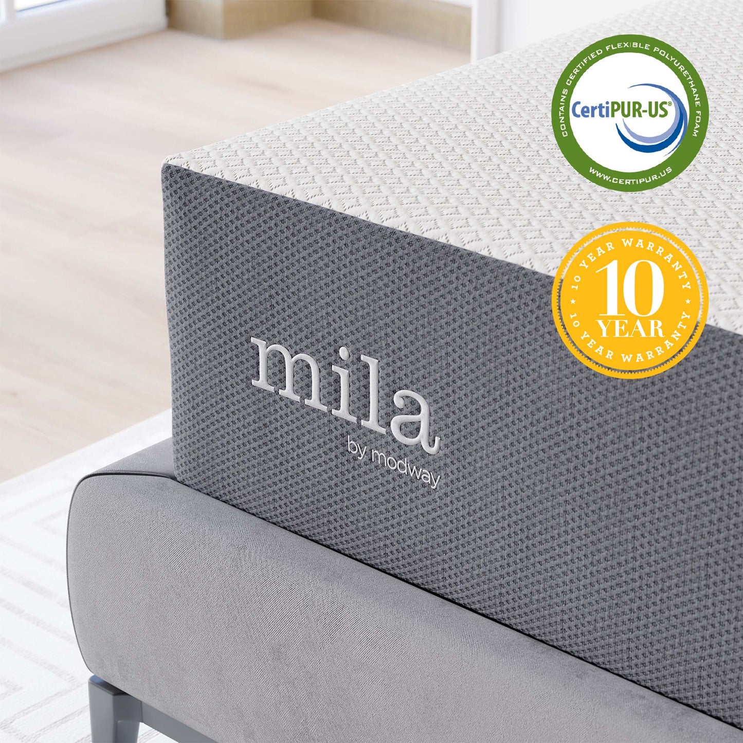 Mila 12" Queen Mattress by Furniture for America