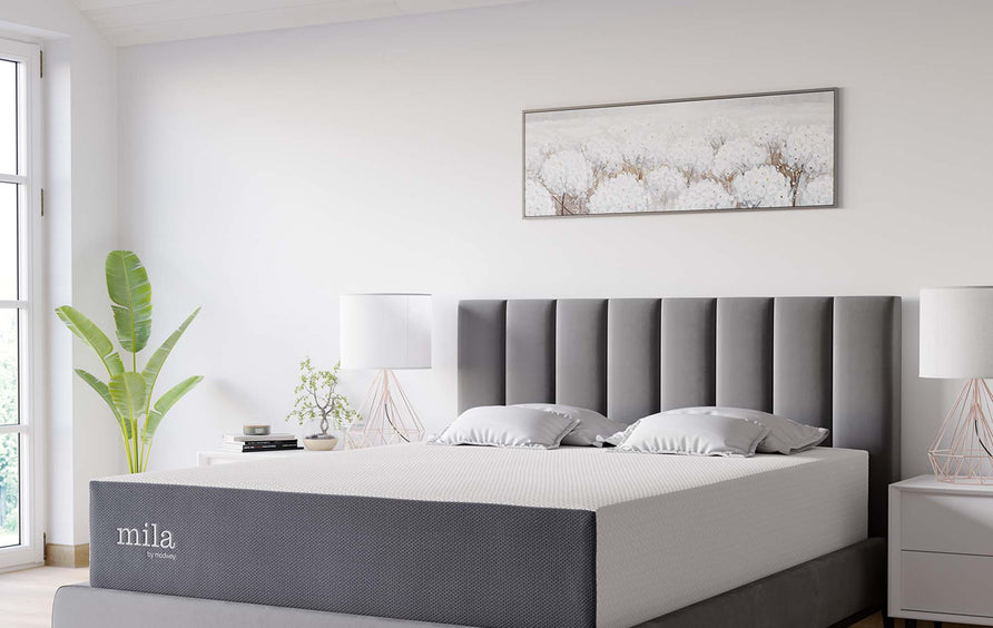 Birch 12" King Mattress in White