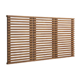 Vera Wall Mount Queen Headboard in Walnut