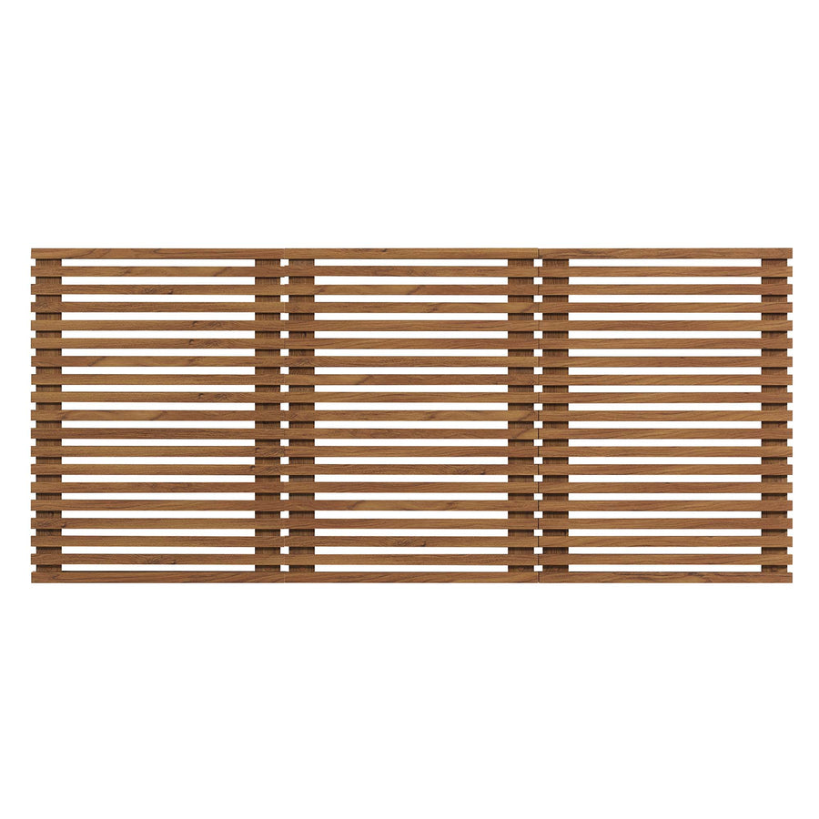 Vera Wall Mount Queen Headboard in Walnut
