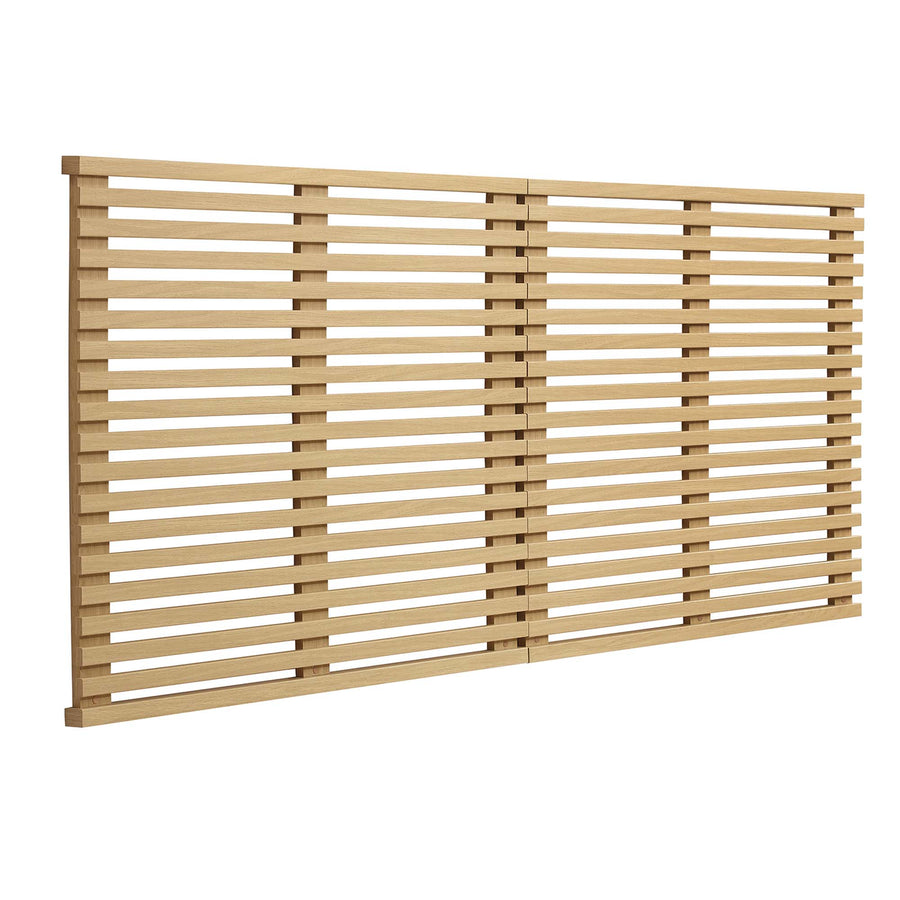 Vera Wall Mount King Headboard in Oak