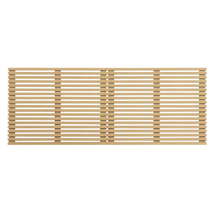 Render Wall Mount King Headboard in Oak