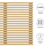 Vera Wall Mount King Headboard in Oak
