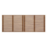 Vera Wall Mount King Headboard in Walnut