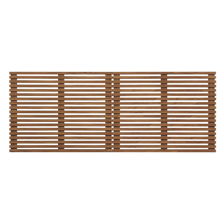 Vera Wall Mount King Headboard in Walnut