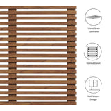 Vera Wall Mount King Headboard in Walnut