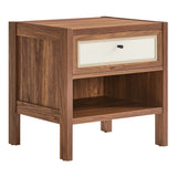Sorrel Wood Grain Nightstand in Walnut