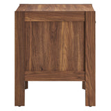 Sorrel Wood Grain Nightstand in Walnut